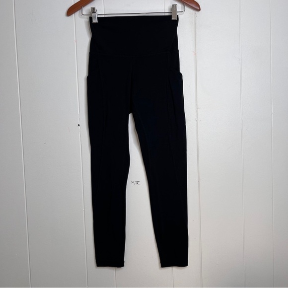 Quince Ultra Form High Rise Pocket Leggings in Black Women's Small - Picture 1 of 8